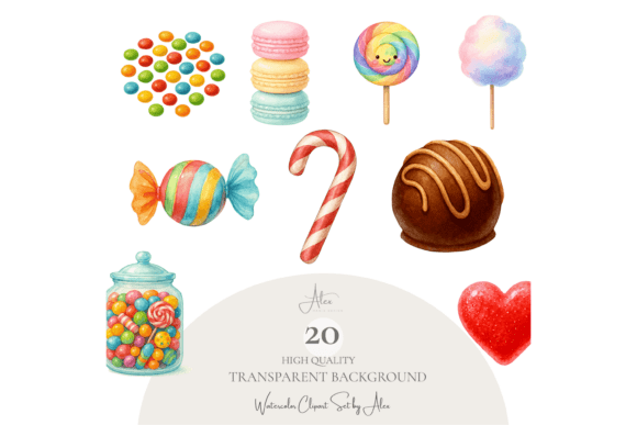 Bring Sweetness to Every Project with This Candy Clipart Bundle