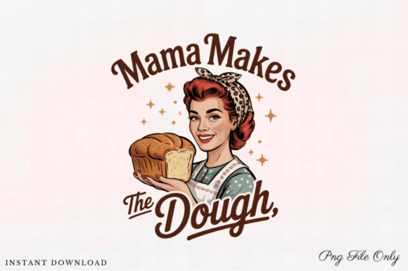 Mama Sourdough Baking Mom: The Heart of a Mother's Day Design