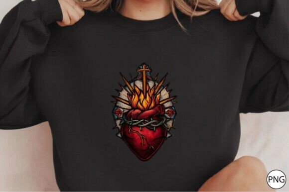 Sacred Heart PNG Clipart: A Symbol of Faith in Modern Design